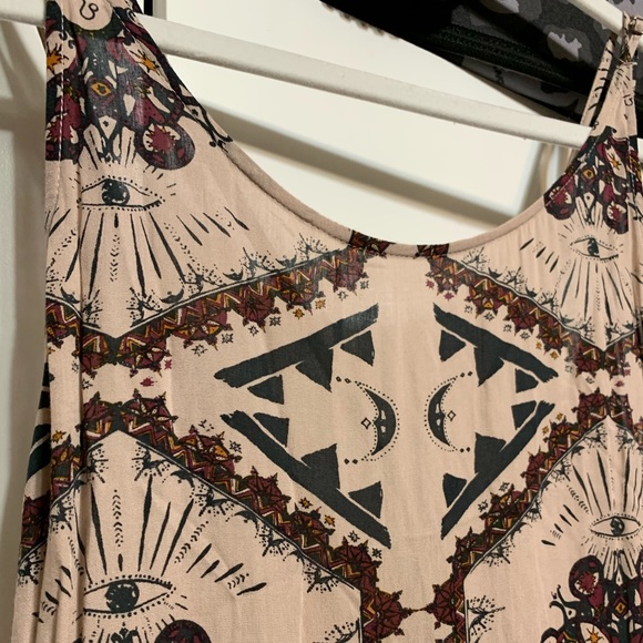 Cleobella pink bohemian print moon jumpsuit small - Picture 3 of 9